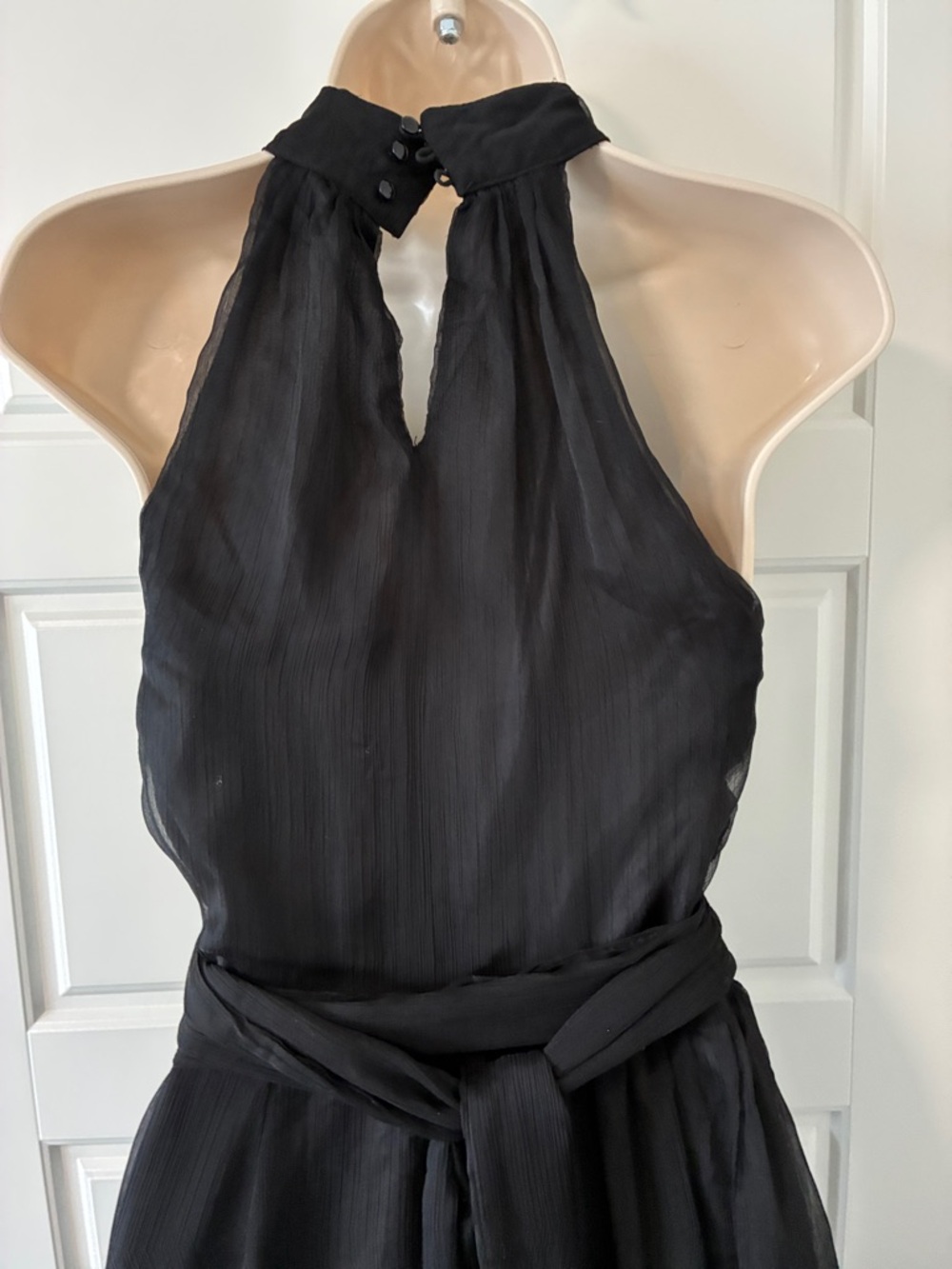 Better Be Black Ruffle Halter Dress - Picture 10 of 15